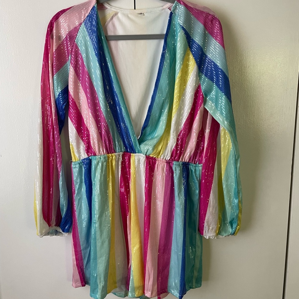 Sequin romper